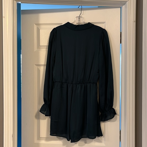 Le Lis Collection, teal green Medium romper - Picture 2 of 2